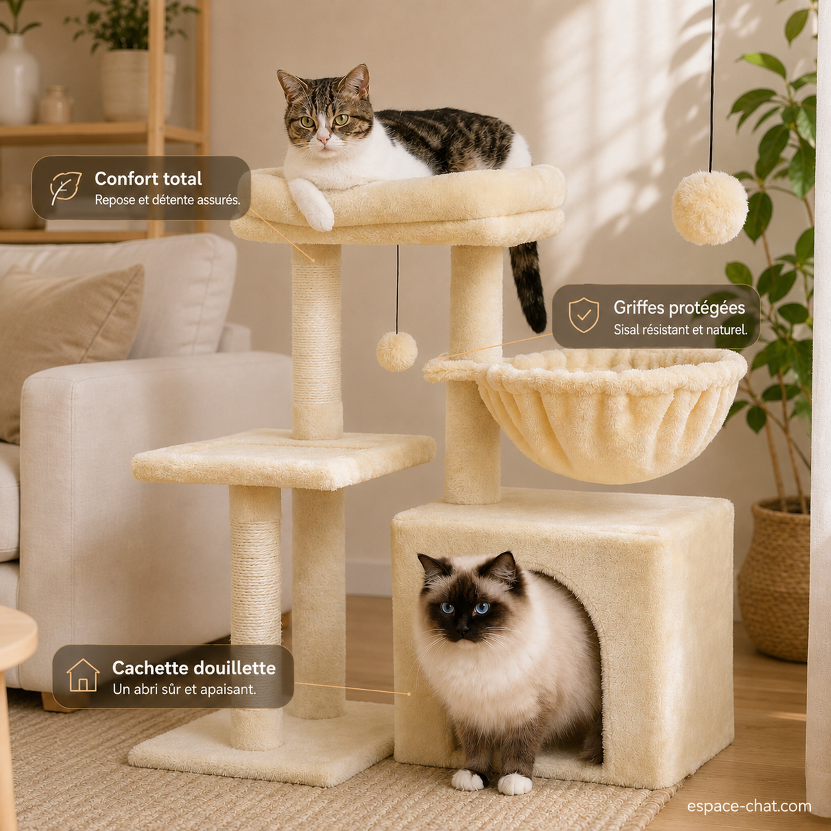 Arbre à Chat Intérieur - Hestia