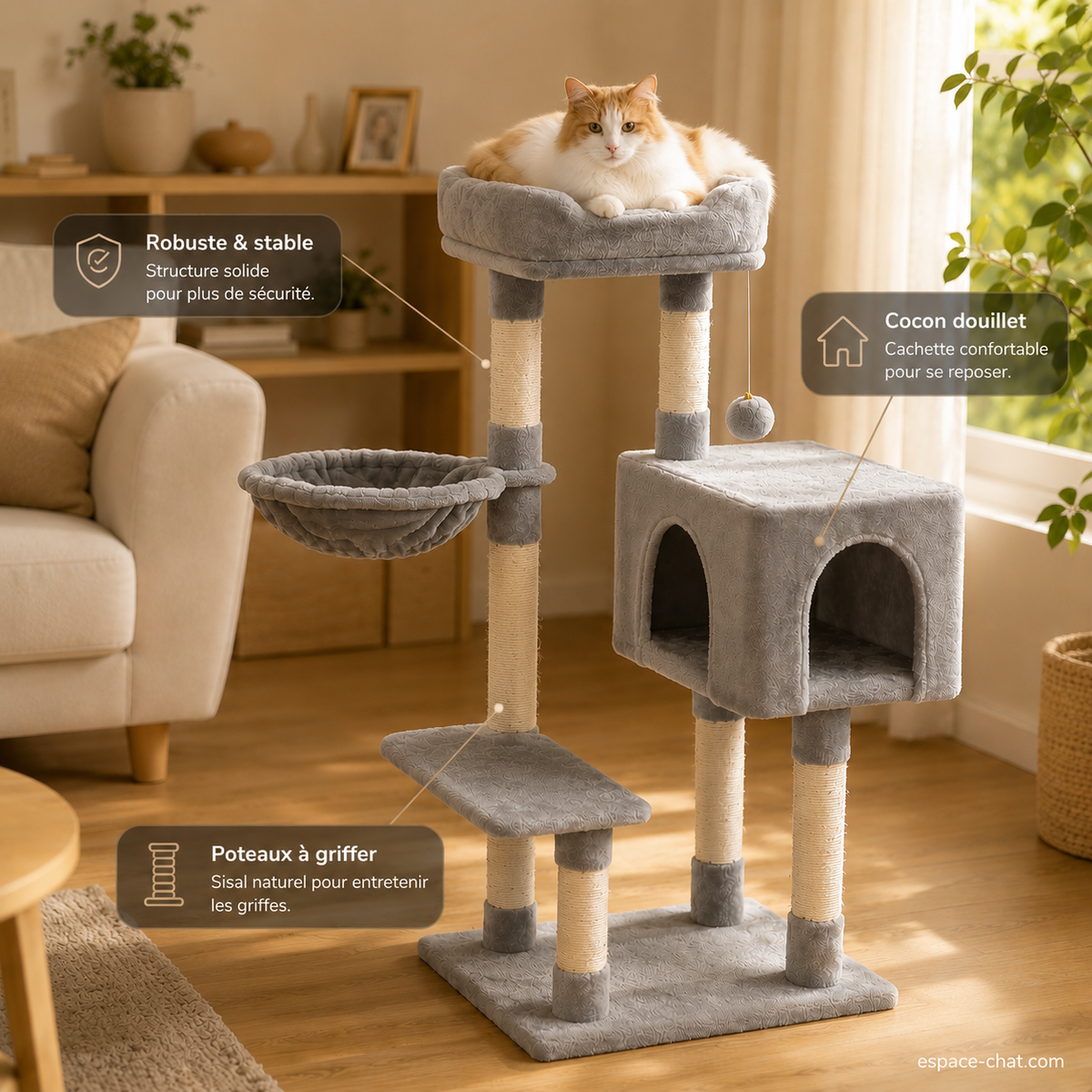 Arbre à Chat 100 Cm - Éros