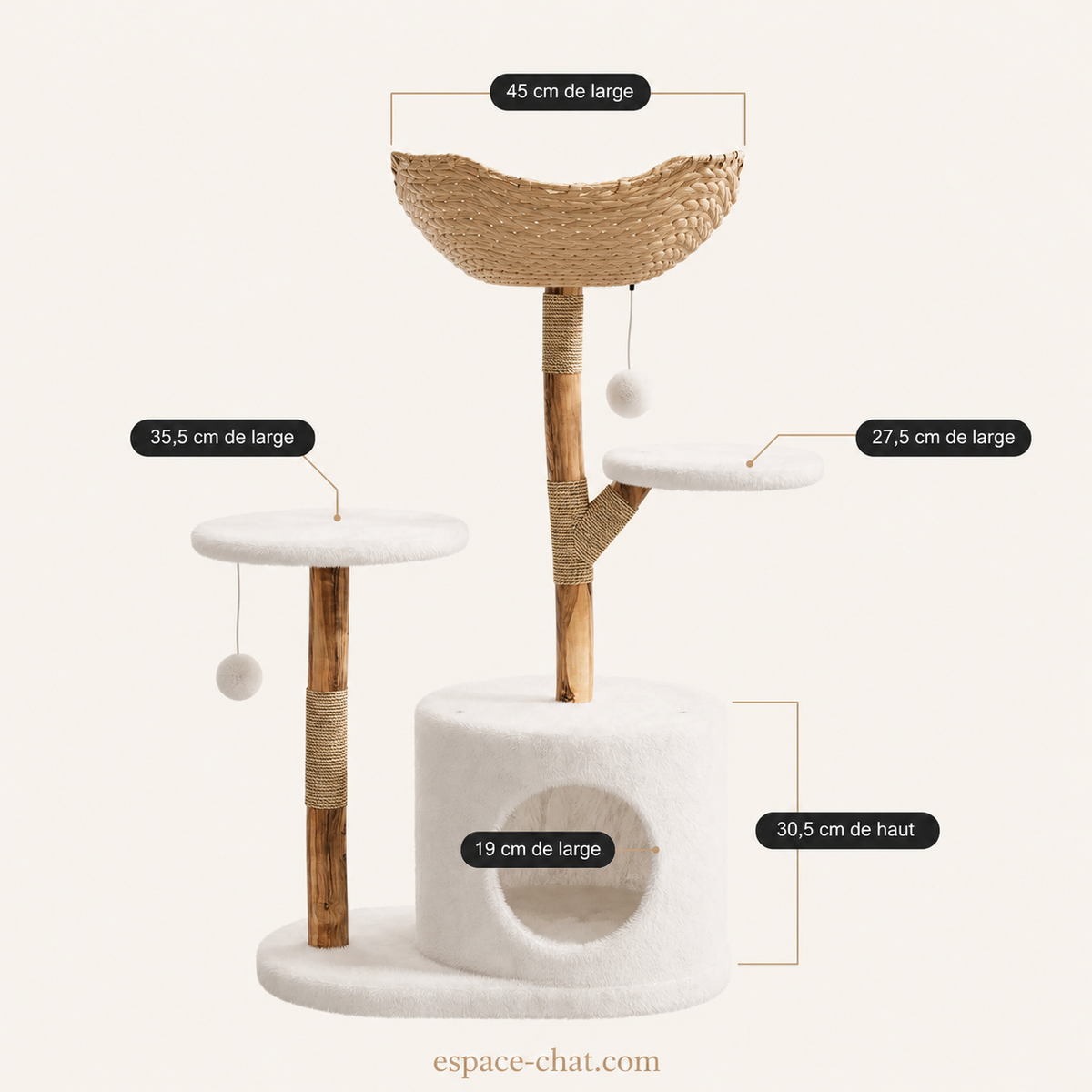 Arbre à Chat Design Luxe - Apollon