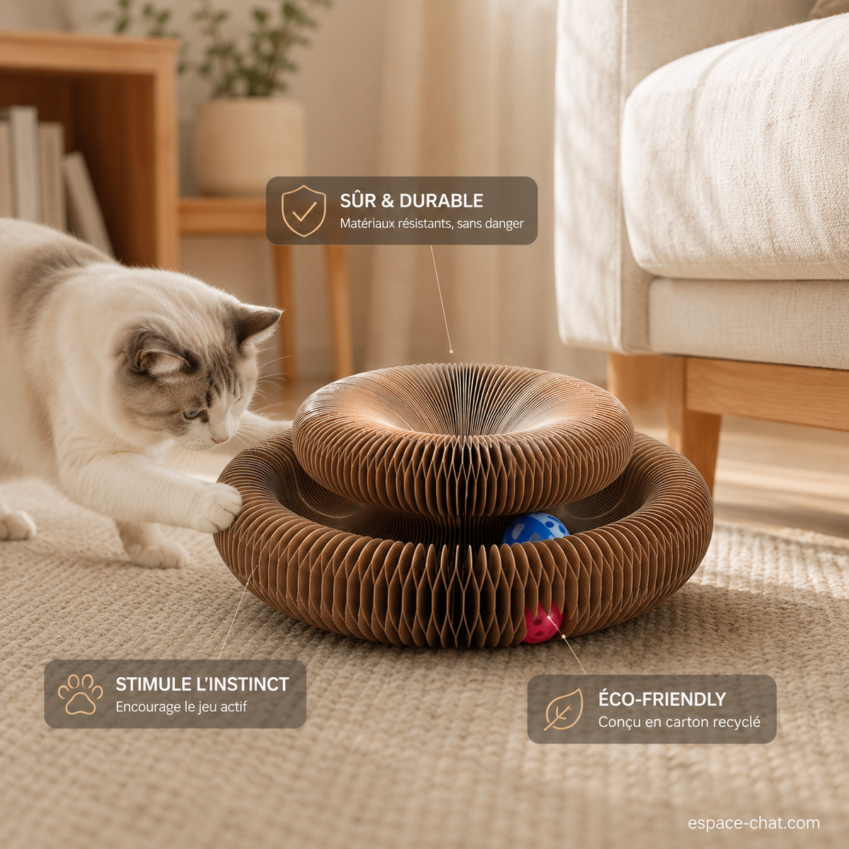 Griffoir Rond Pour Chat - Hélios