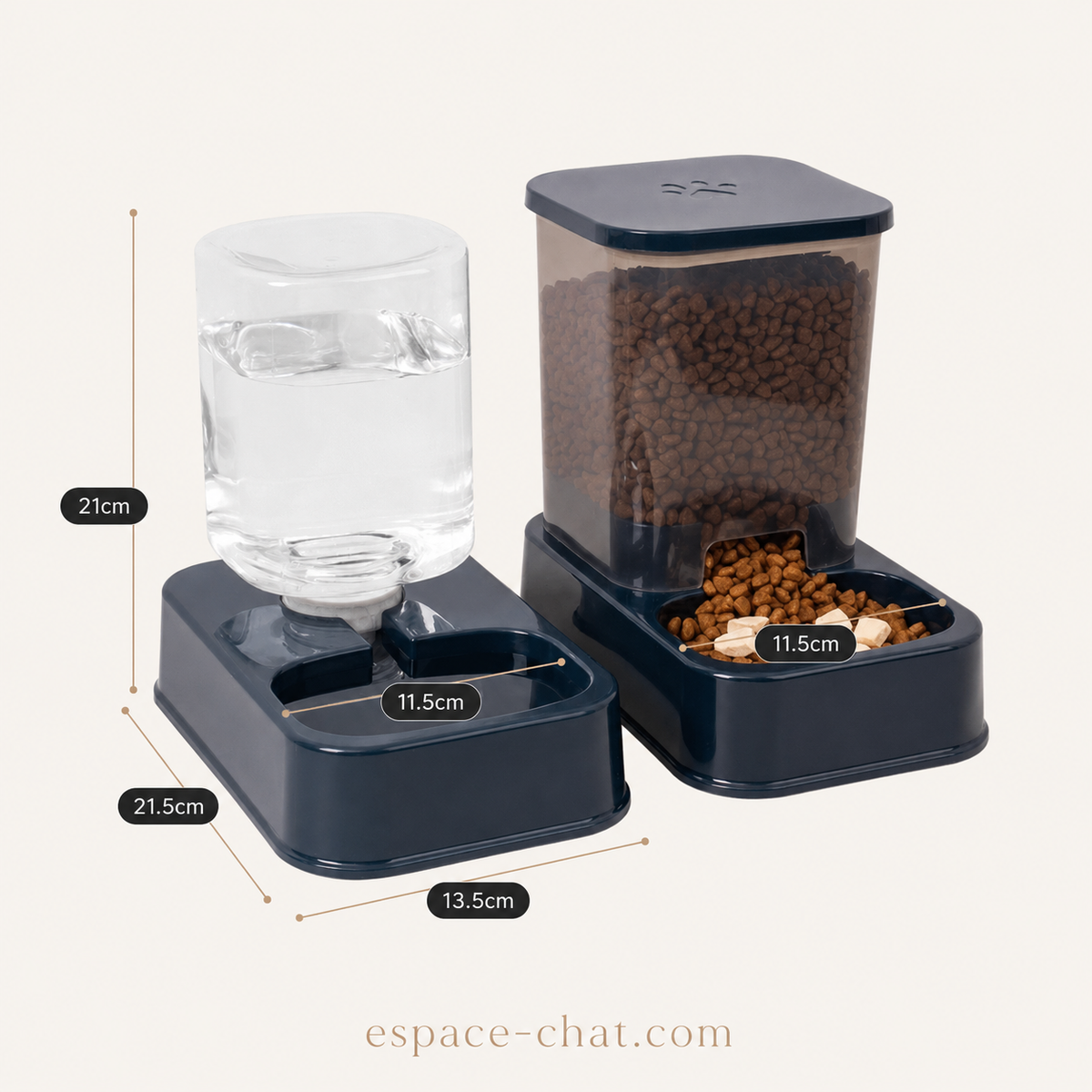 Distributeur Eau Et Nourriture Chat - Nectaire