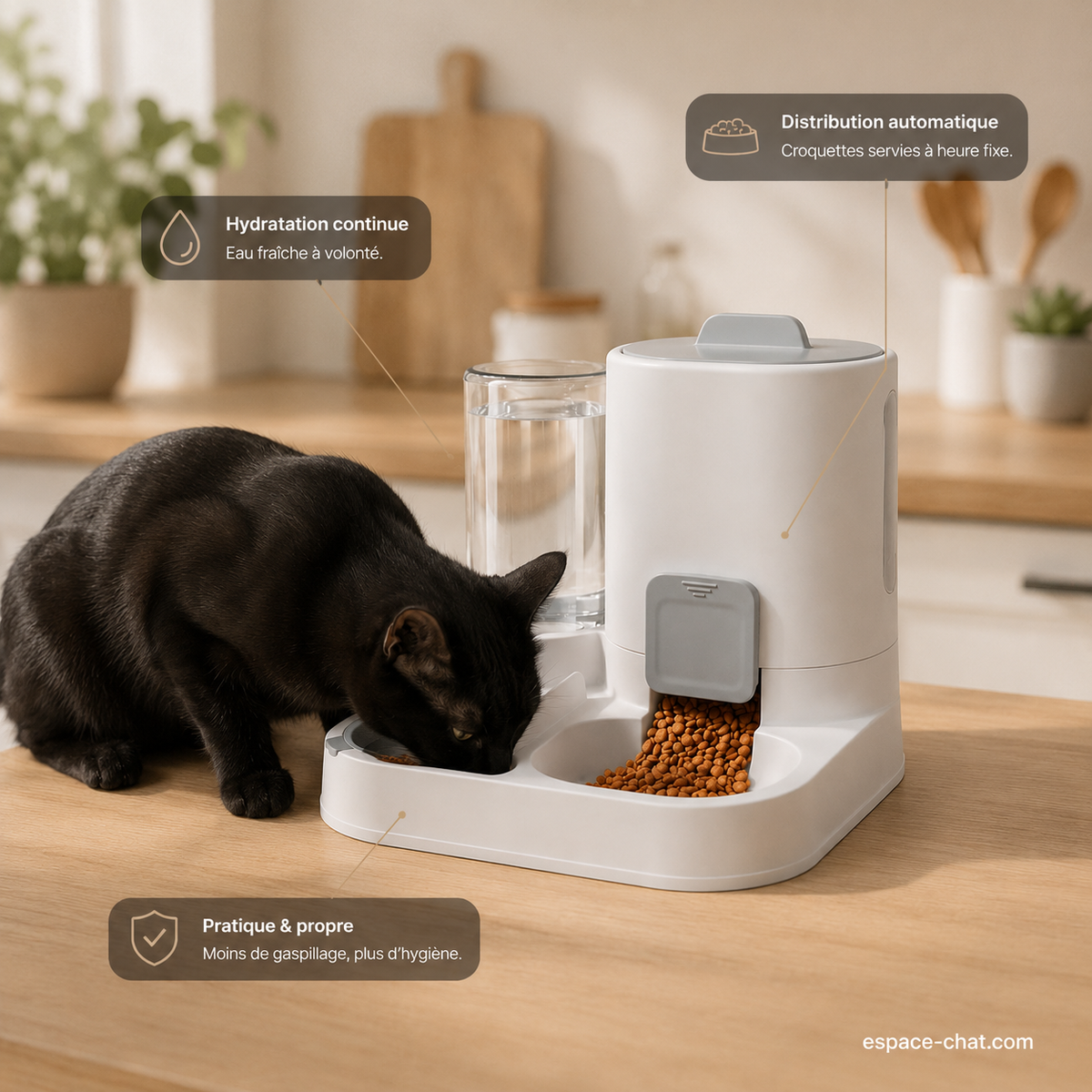 Distributeur 2 En 1 Chat - Triton