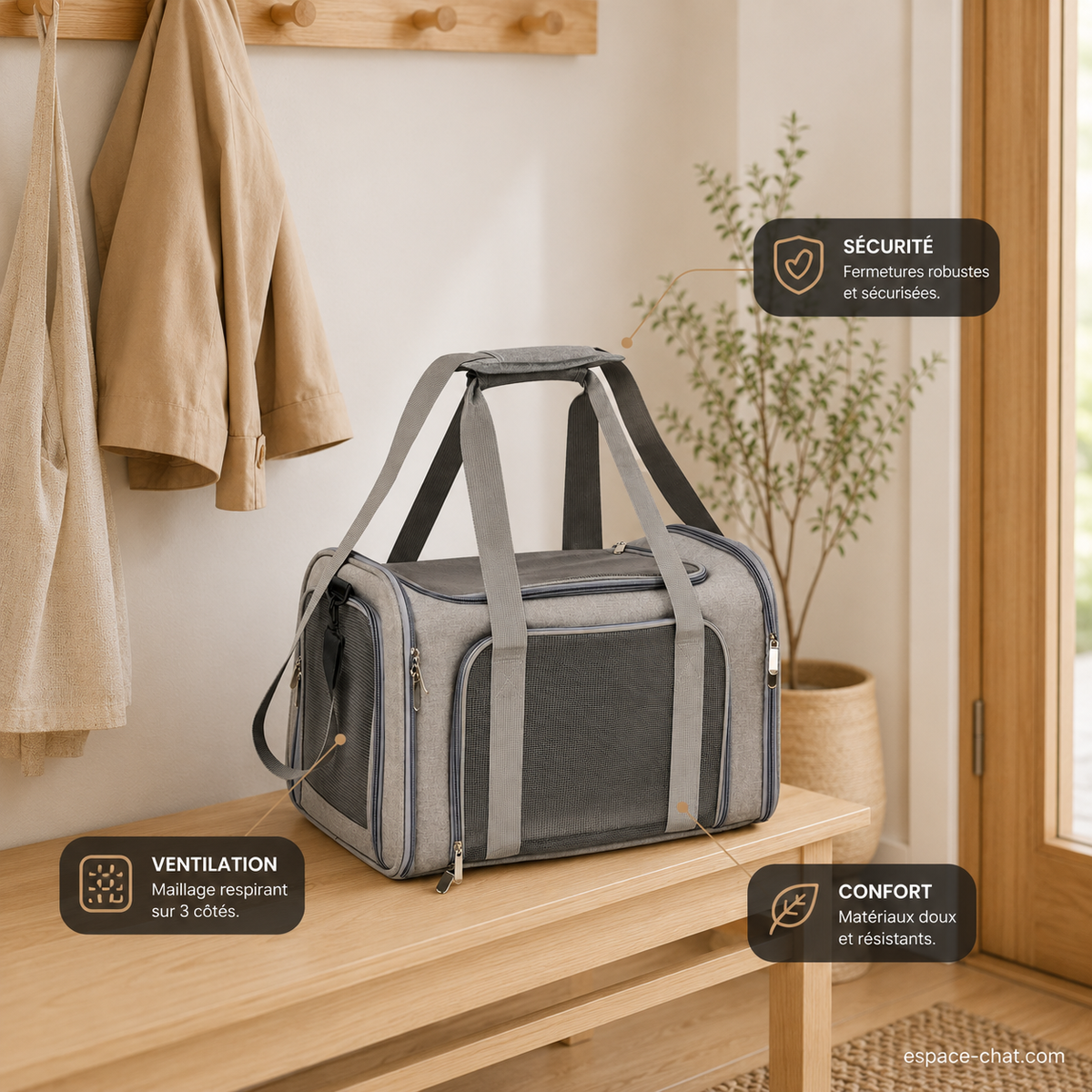 Sac De Voyage Pour Chat - Jason