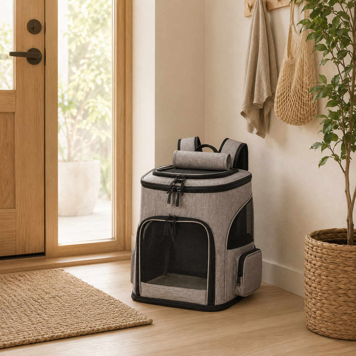 Sac De Transport Pliable Chat - Anémos