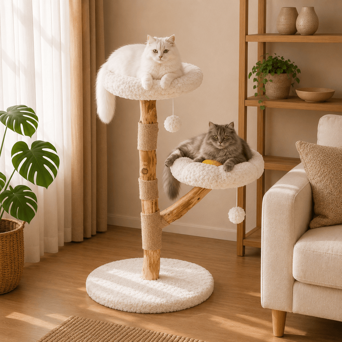 Arbre à Chat En Bois - Pan