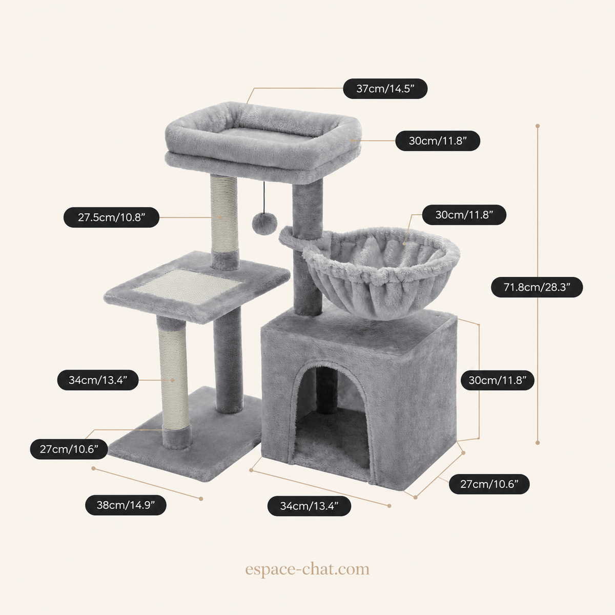 Arbre à Chat Intérieur - Hestia