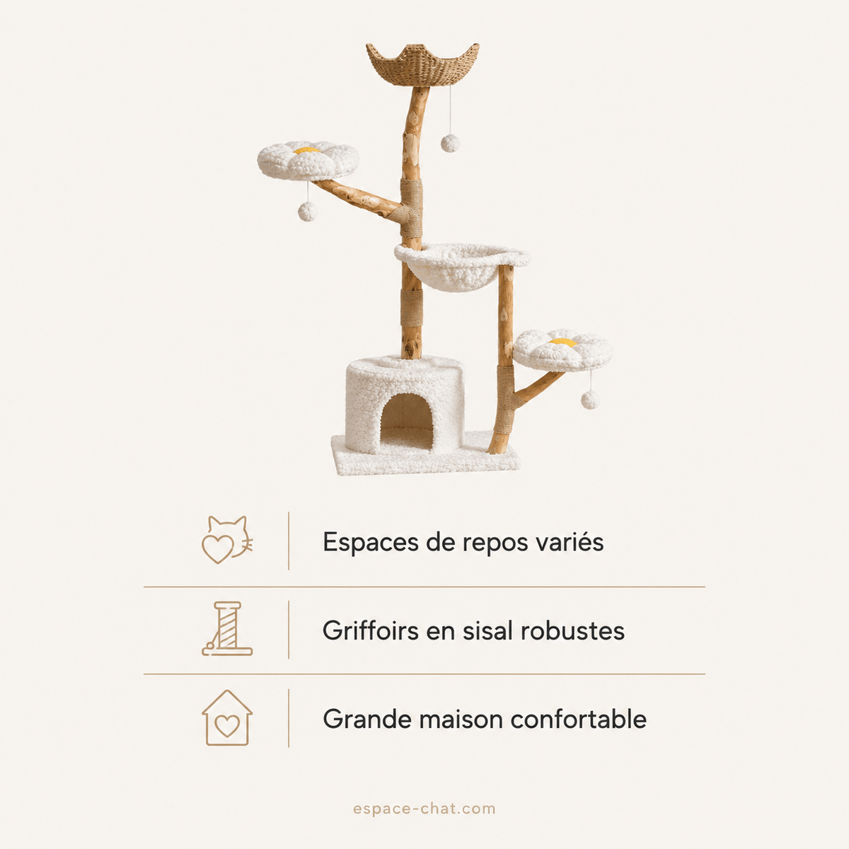 Arbre à Chat Moderne - Héphaïstos