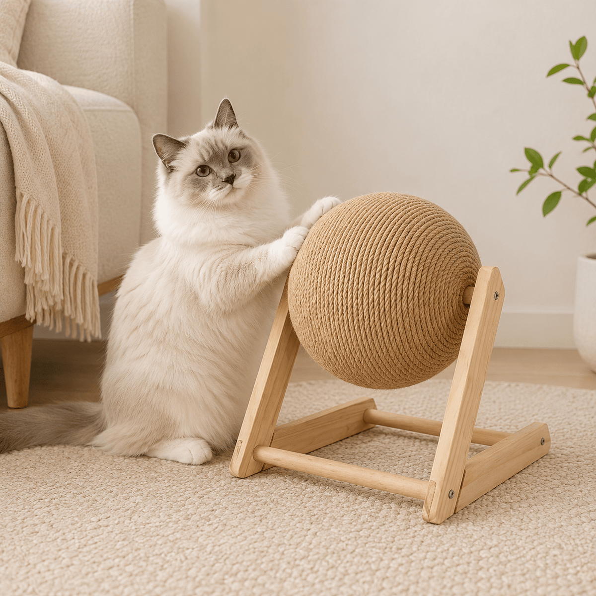 Balle Griffoir Pour Chat - Iris