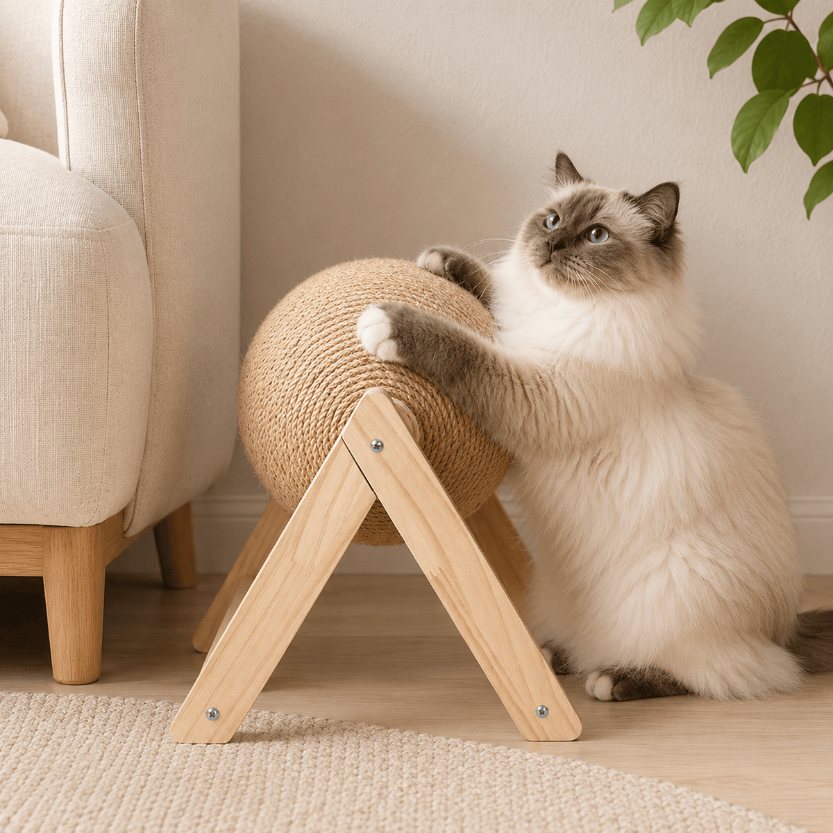 Balle Griffoir Pour Chat - Iris