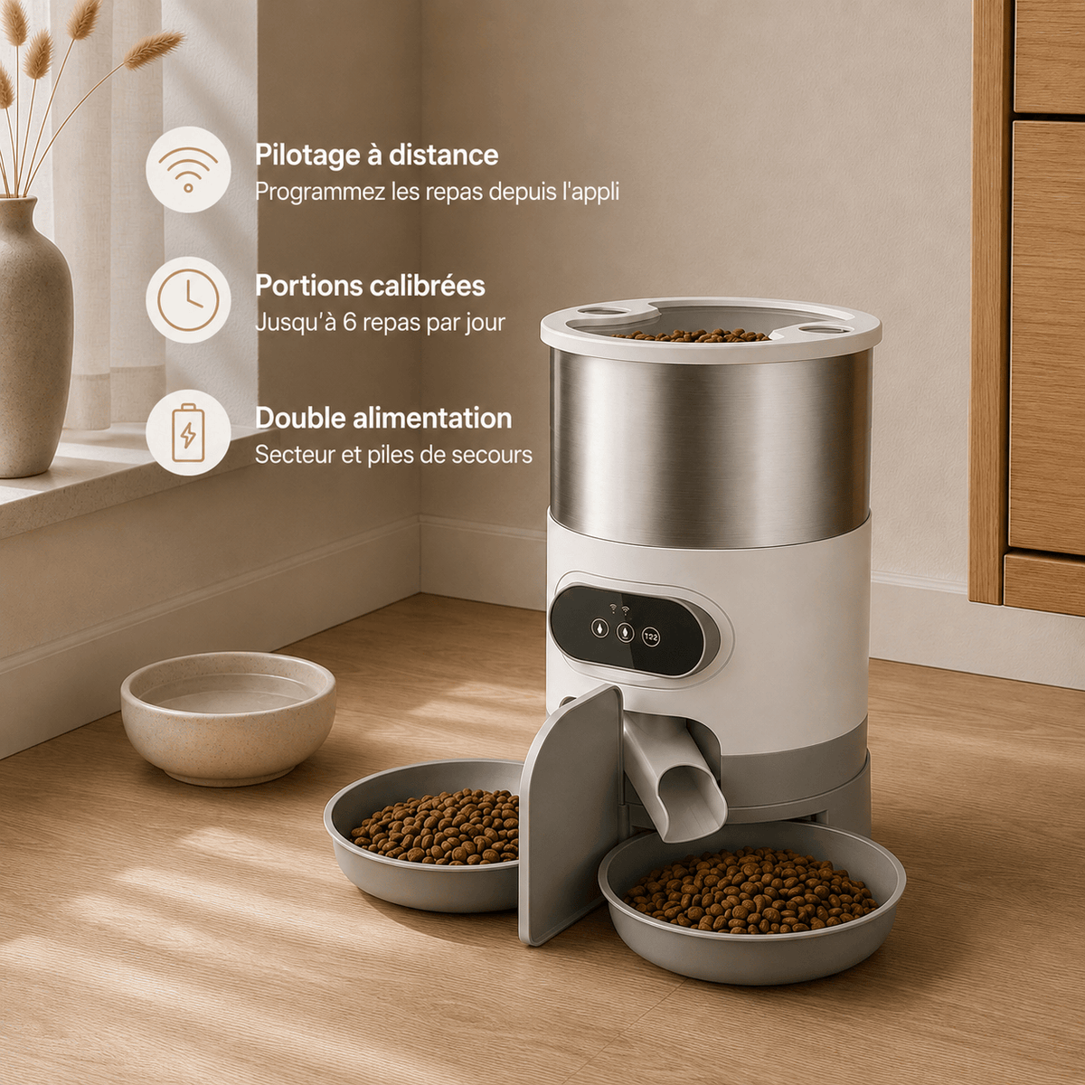Distributeur Automatique De Croquettes Chat - Amalthée