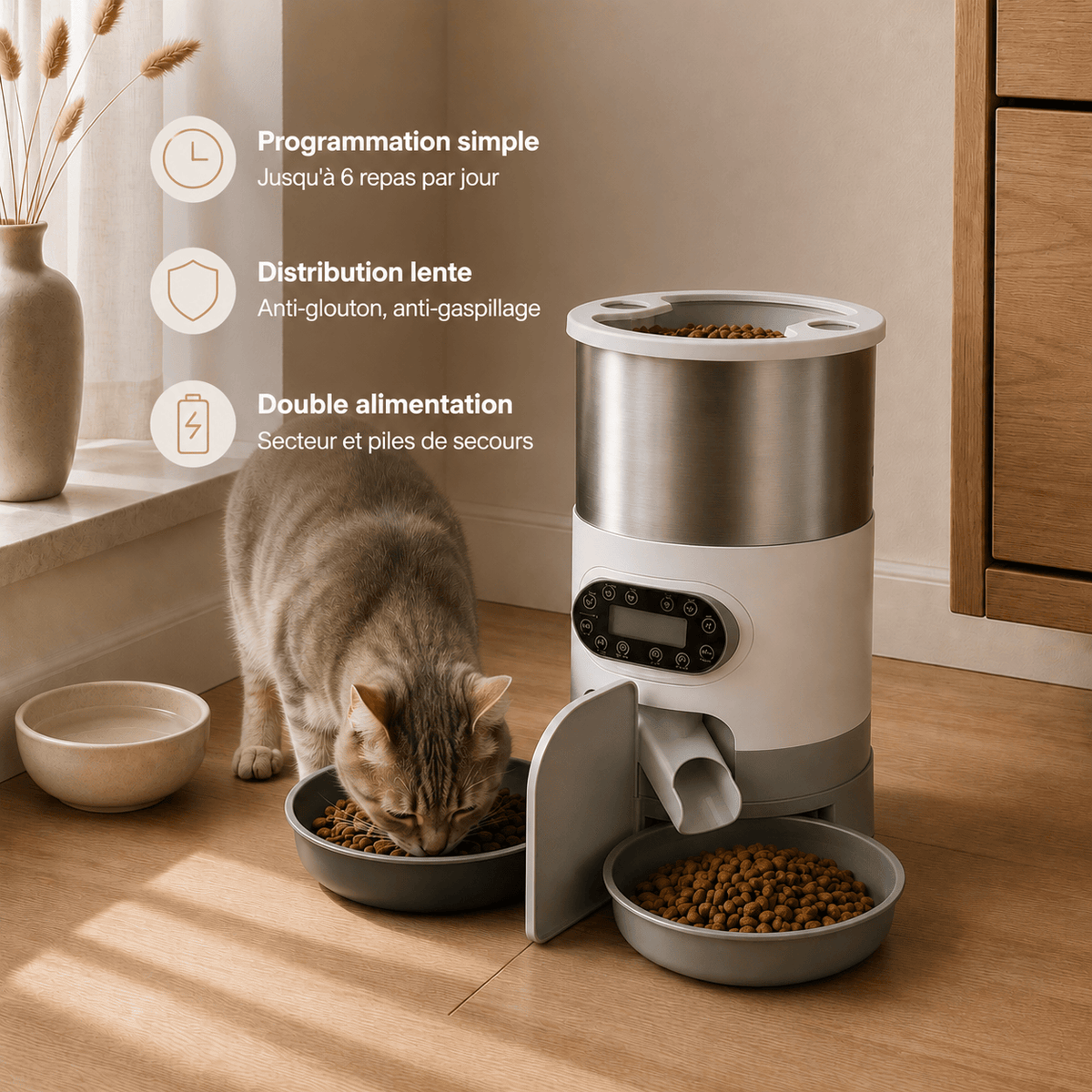 Distributeur Automatique De Croquettes Chat - Amalthée