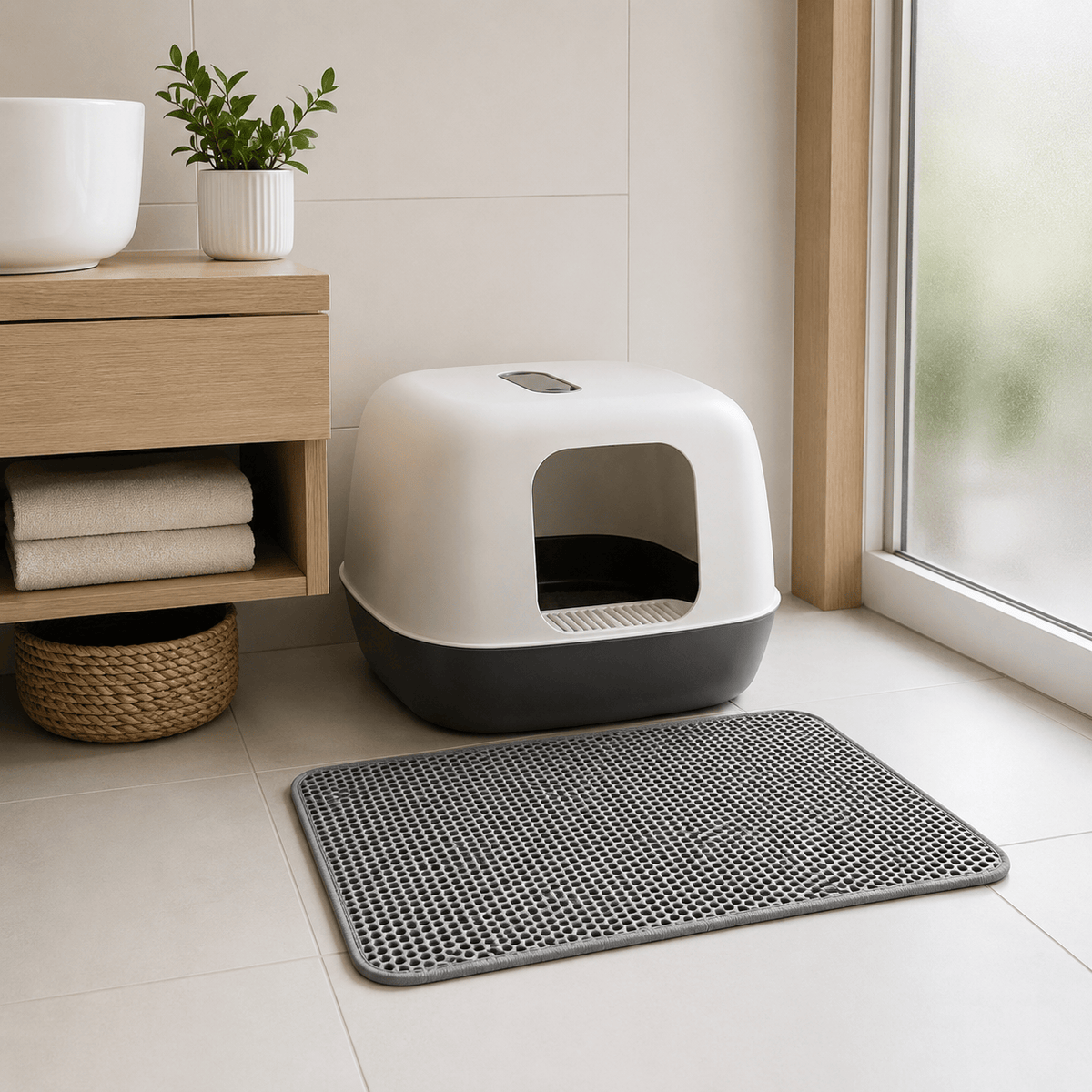 Grand Tapis Litière Pour Chat - Charon