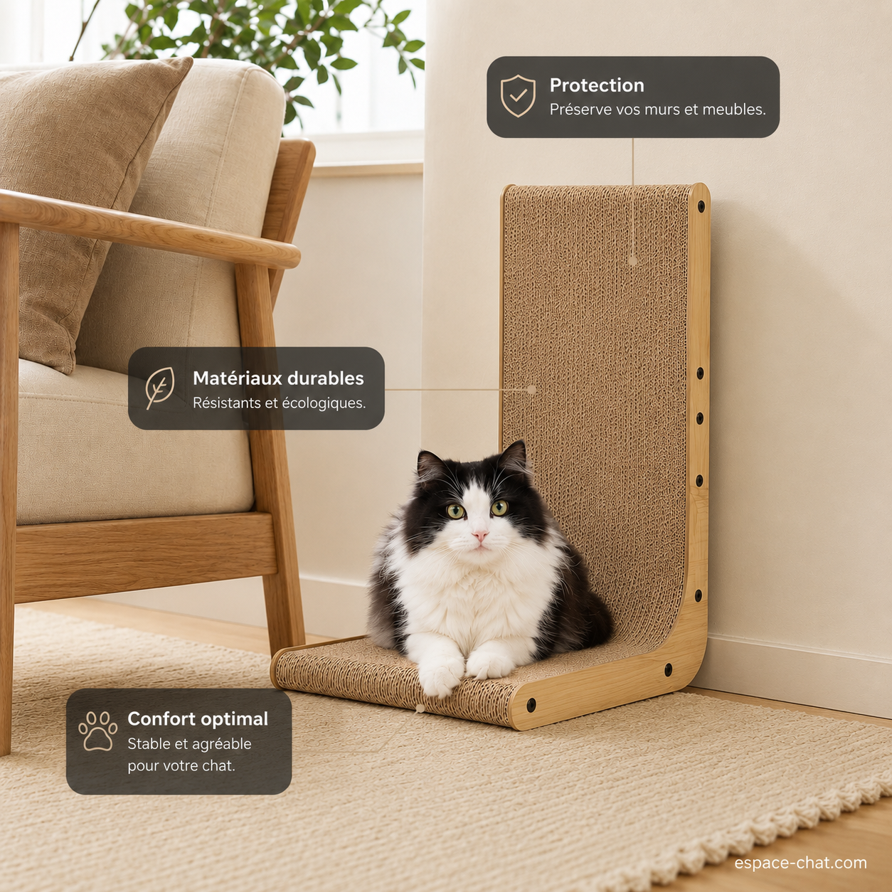 Griffoir En Carton Pour Chat - Épiméthée