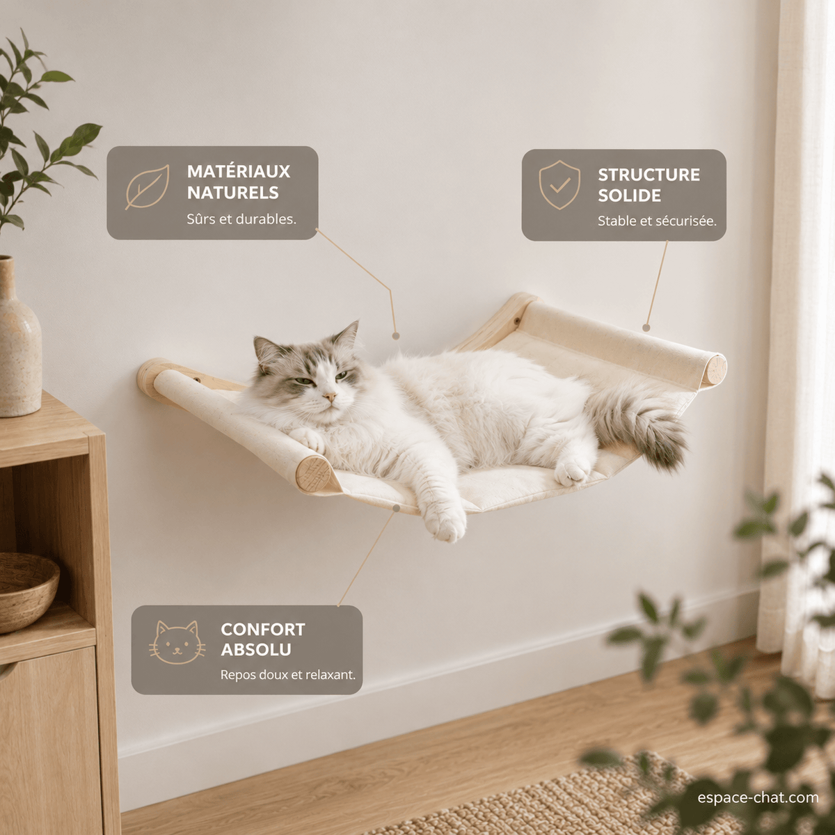 Hamac Mural Pour Chat - Hypnos