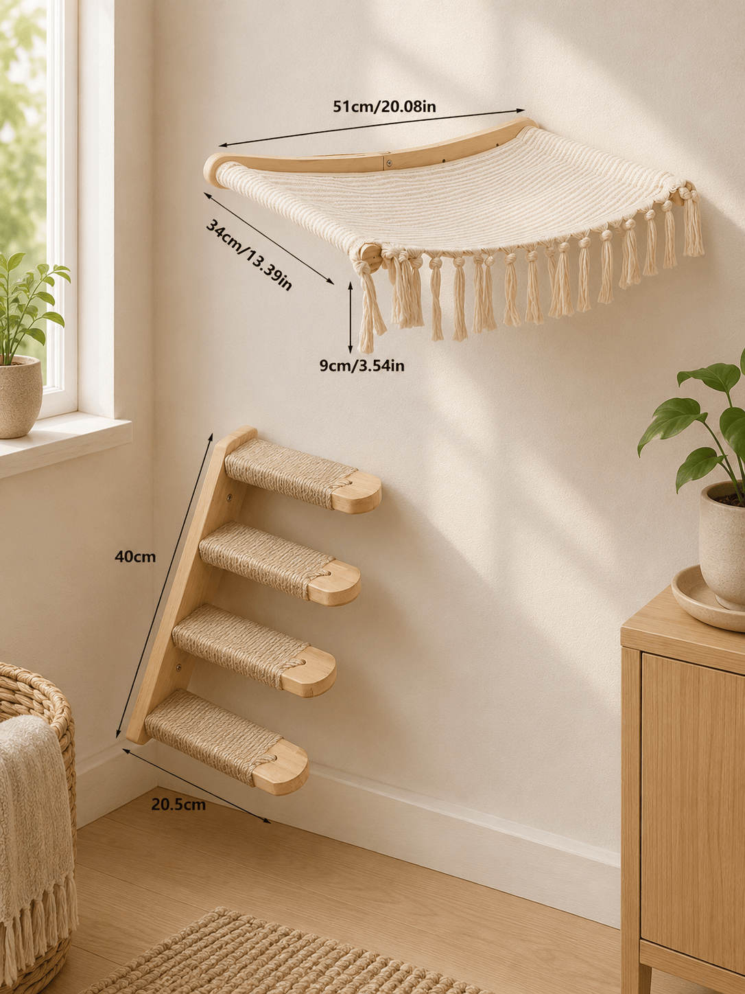 Kit Arbre à Chat Mural - Dédale