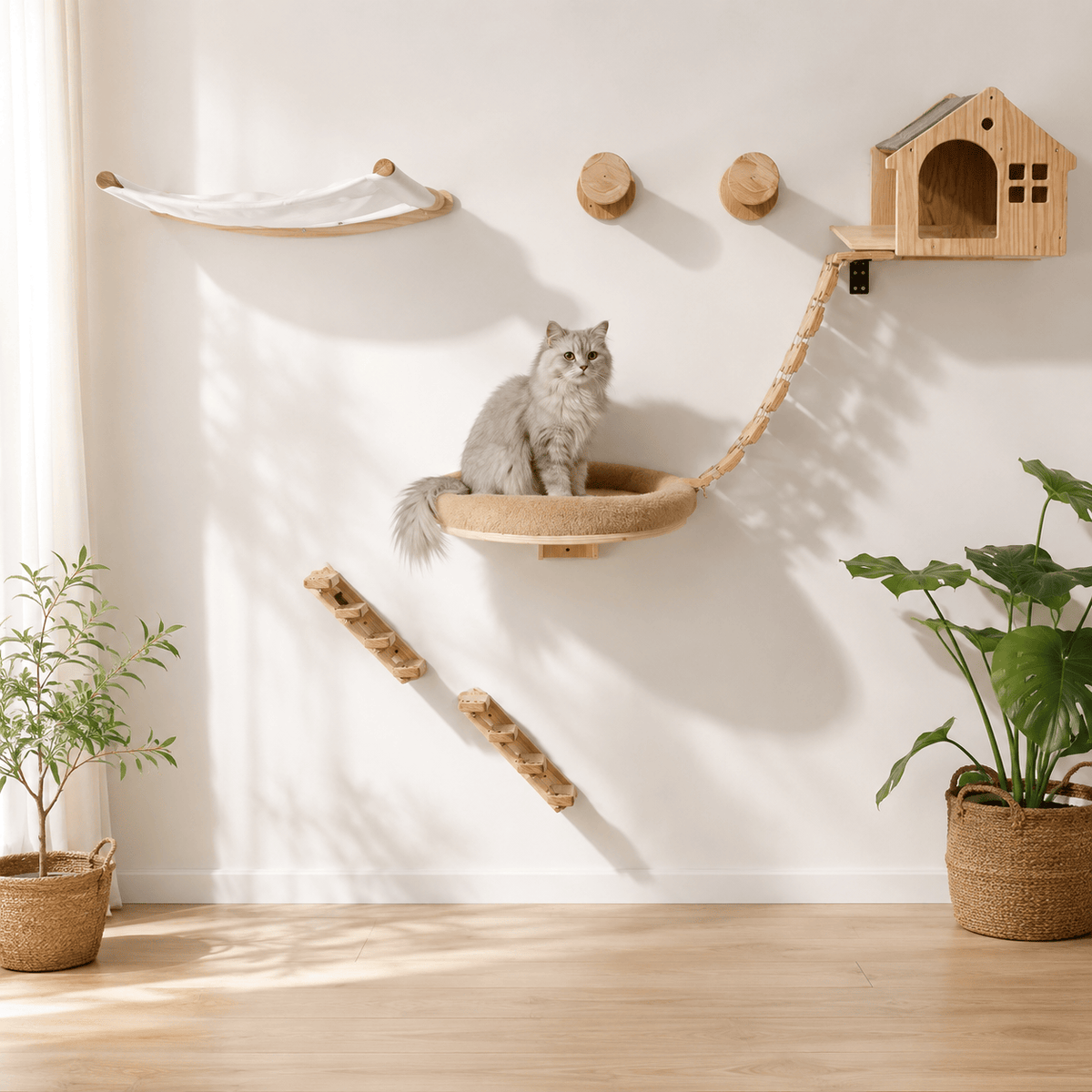 Kit Arbre à Chat Mural - Dédale