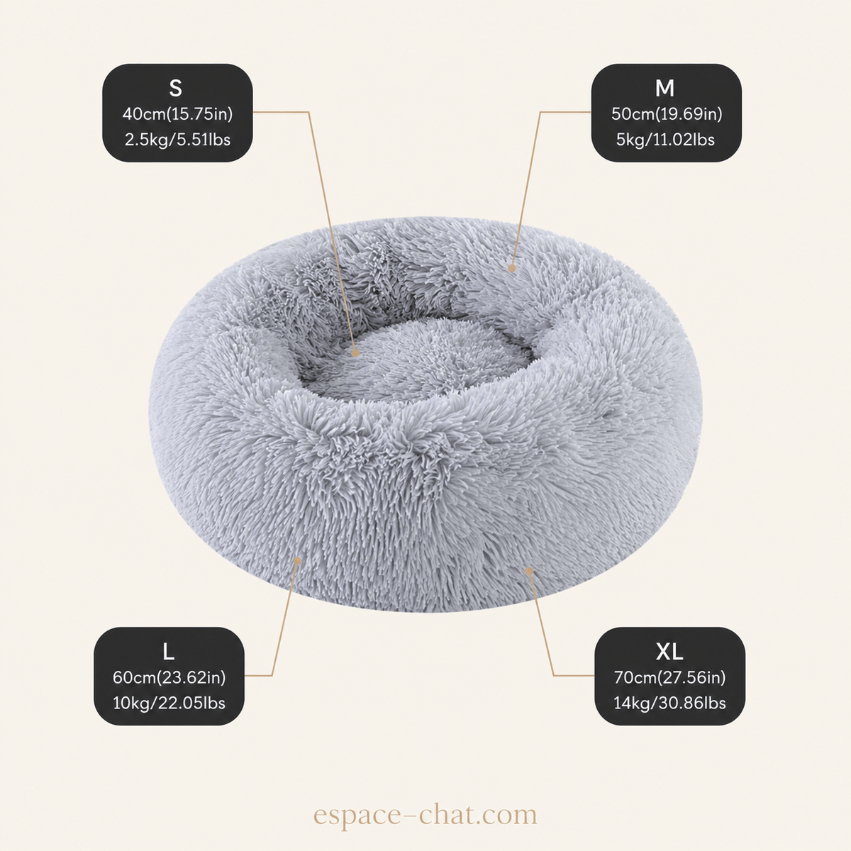 Lit Donut Pour Chat - Ophion