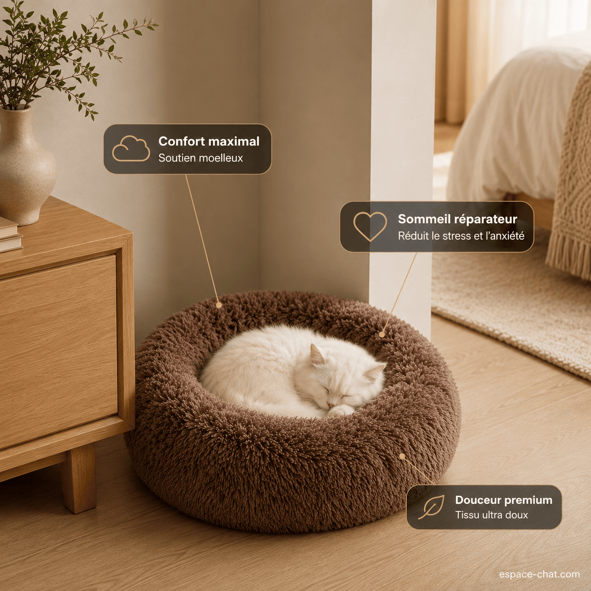 Lit Donut Pour Chat - Ophion