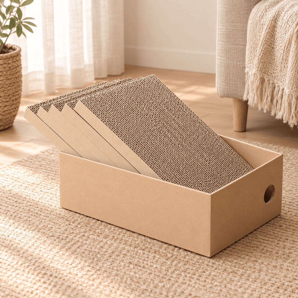 Pack de 4 Griffoirs En Carton - Moires