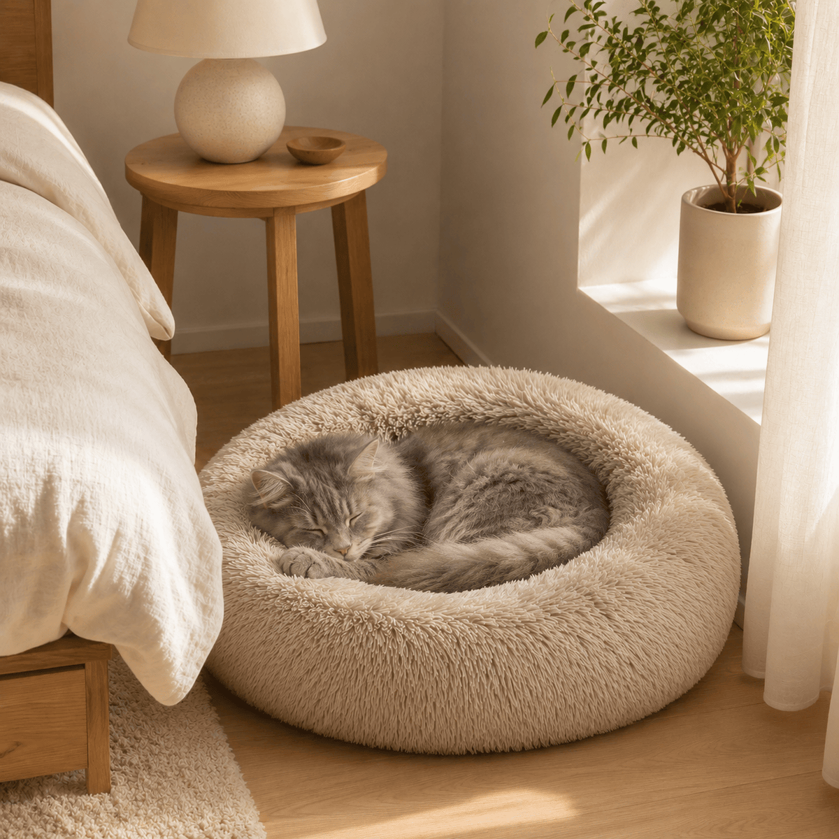 Panier Moelleux Pour Chat - Séléné