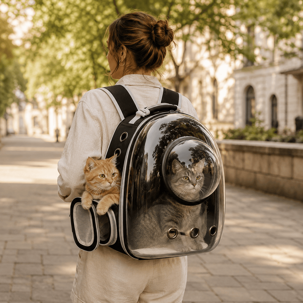 Sac à Dos De Transport Pour Chat - Coeus