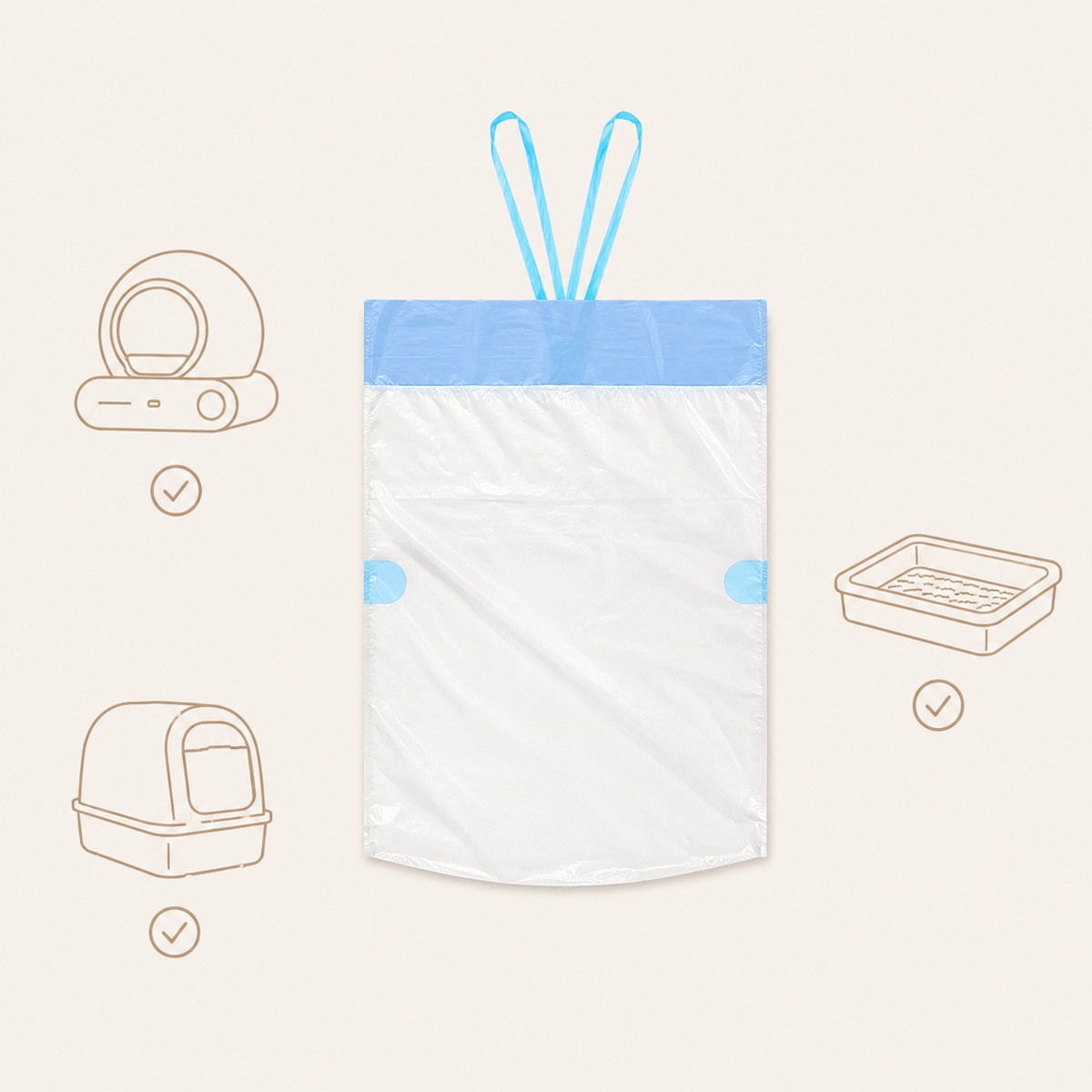 Sac Pour Litière Automatique - Poulus